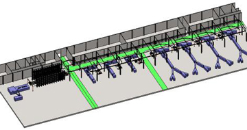 鋼絲壓延大卷簾布自動存儲輸送系統(tǒng)-輪胎生產(chǎn)領域